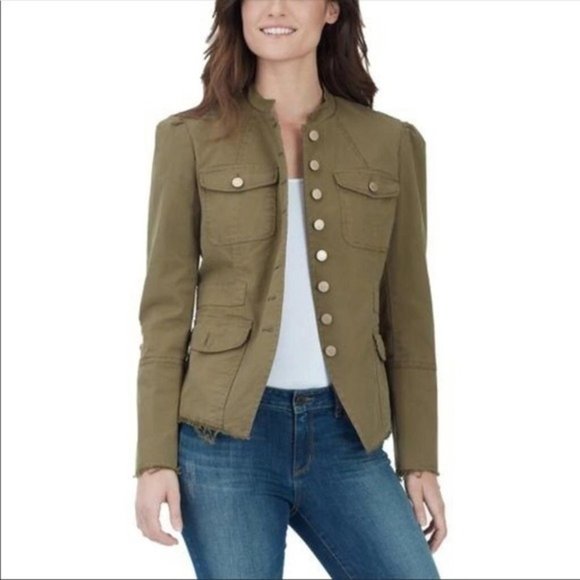 William Rast Jackets & Blazers - William Rast Bragg Army Green Utility Military Jacket
